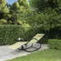 Schaukelliege aus Stahl und cremefarbenem Textilene von vidaXL, Liegen - Ref: Foro24-318118, Preis: 95,41 €, Rabatt: %