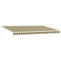 Tela de repuesto para toldo para marco de 5x3.5 m verde y amarillo by , Awnings - Ref: Foro24-42000649, Price: 72,15 €, Disco...
