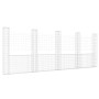 U-förmiger Gabionenkorb 5 Eisenpfosten 500x20x200 cm von vidaXL, Zaunpaneele - Ref: Foro24-151292, Preis: 219,23 €, Rabatt: %