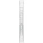 Cesta de gaviones forma de U 5 postes de hierro 500x20x200 cm de vidaXL, Paneles de vallas - Ref: Foro24-151292, Precio: 215,...