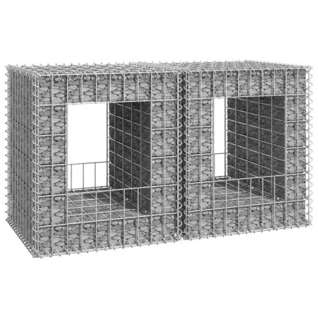 2 units of gabion basket posts, iron, 50x50x60 cm by vidaXL, fence posts - Ref: Foro24-151267, Price: 42,00 €, Discount: %