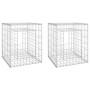 Gabionenpfosten-Körbe 2 Stück Eisen 50x50x60 cm von vidaXL, Zaunpfosten - Ref: Foro24-151267, Preis: 42,39 €, Rabatt: %