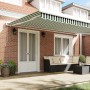 Tejido de toldo reemplazo para marco de 5x3 m Verde y Blanco | Foro24.es | Tu tienda online para hogar, jardín y más Foro24.es