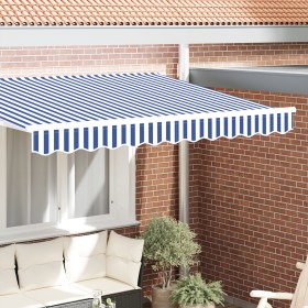 Toldo Valance para Marco de 2.5 m Azul y Blanco
