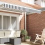 Valance de toldo para estructura de 2.5 m antracita y blanco 2.3x0.2 m by , Awnings - Ref: Foro24-42000715, Price: 11,87 €, D...