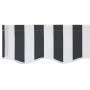 Valance de toldo para estructura de 2.5 m antracita y blanco 2.3x0.2 m by , Awnings - Ref: Foro24-42000715, Price: 11,87 €, D...