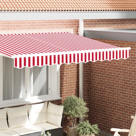 Toldo Valance para Marco de 2.5 m Rojo y Blanco 2.3x0.2 m | Foro24.es | Tu tienda online para hogar, jardín y más Foro24.es