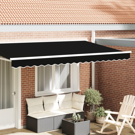 Valance de Toldo para Marco de 4 m Negro 3.8x0.2 m | Foro24.es | Tu tienda online para hogar, jardín y más Foro24.es