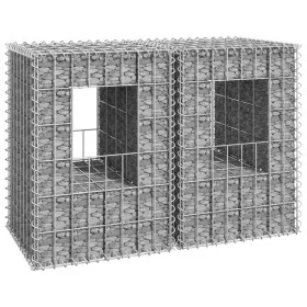 Gabion basket posts 2 units iron 40x40x60 cm by vidaXL, fence posts - Ref: Foro24-151259, Price: 49,73 €, Discount: %