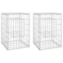 Gabionenpfosten-Körbe 2 Stück Eisen 40x40x60 cm von vidaXL, Zaunpfosten - Ref: Foro24-151259, Preis: 50,61 €, Rabatt: %