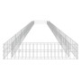 Gabionenverstrebungen aus verzinktem Stahl 800x100x20 cm von vidaXL, Töpfe und Pflanzgefäße - Ref: Foro24-151317, Preis: 98,1...