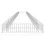 Gabionenverstrebungen aus verzinktem Stahl 800x100x20 cm von vidaXL, Töpfe und Pflanzgefäße - Ref: Foro24-151317, Preis: 96,2...