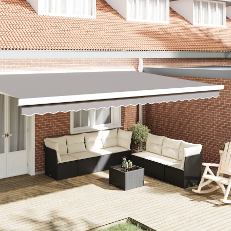 Valance de Toldo para Estructura de 5 m Gris Claro 4.8x0.2 m | Foro24.es | Tu tienda online para hogar, jardín y más Foro24.es
