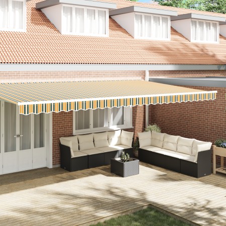 Valance de Toldo para Estructura de 6 m Verde y Amarillo 5.8x0.2 m | Foro24.es | Tu tienda online para hogar, jardín y más Foro24.es