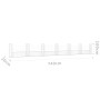 U-förmiger Gabionenkorb 2 Eisenpfosten 740x20x100 cm von vidaXL, Zaunpaneele - Ref: Foro24-151280, Preis: 202,37 €, Rabatt: %