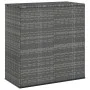 Gray PE rattan garden cushion chest 100x49x103.5 cm by vidaXL, Outdoor storage boxes - Ref: Foro24-317225, Price: 132,70 €, D...