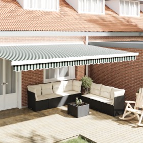 Toldo Valance para Estructura de 5 m Verde y Blanco 4.8x0.2 m de , Toldos - Ref: Foro24-42000811, Precio: 13,47 €, Descuento: %