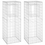 Gabionenpfosten-Körbe 2 Stück Eisen 50x50x140 cm von vidaXL, Zaunpfosten - Ref: Foro24-151271, Preis: 74,71 €, Rabatt: %