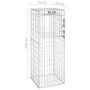 Gabionenpfosten-Körbe 2 Stück Eisen 50x50x140 cm von vidaXL, Zaunpfosten - Ref: Foro24-151271, Preis: 74,71 €, Rabatt: %