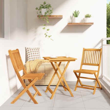 Conjunto de Bistro de Jardín de 3 Piezas de Madera Sólida de Acacia by , Garden sets - Ref: Foro24-42000950, Price: 121,35 €,...