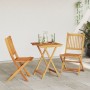 Conjunto de Bistro de Jardín de 3 Piezas de Madera Sólida de Acacia by , Garden sets - Ref: Foro24-42000950, Price: 121,35 €,...