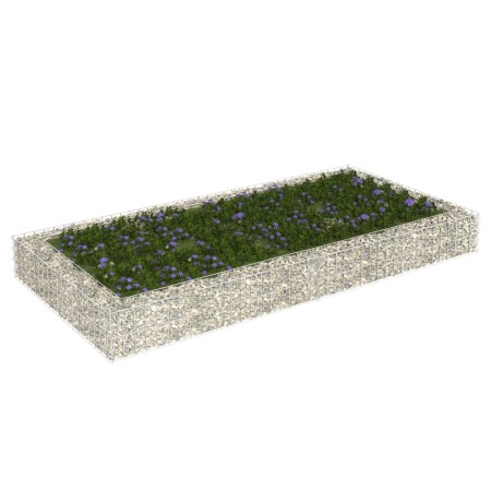 Gabionenbett aus Stahl 200x100x20 cm von vidaXL, Töpfe und Pflanzgefäße - Ref: Foro24-151312, Preis: 44,38 €, Rabatt: %