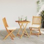 Conjunto de Comedor Exterior Blanco Crema Madera Estándar by , Garden sets - Ref: Foro24-42000951, Price: 133,51 €, Discount: %