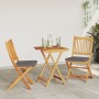 Conjunto de Bistro de Jardín de 3 Piezas  en Madera Sólida de Acacia | Foro24.es | Tu tienda online para hogar, jardín y más Foro24.es