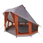 Tienda Familiar Tipi Gris y Naranja Impermeable para 6 Personas | Foro24.es | Tu tienda online para hogar, jardín y más Foro24.es