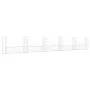 U-shaped gabion basket 6 iron posts 620x20x100 cm by vidaXL, fence panels - Ref: Foro24-151279, Price: 150,90 €, Discount: %