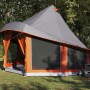 Tienda Familiar Tipi Gris y Naranja Impermeable para 6 Personas | Foro24.es | Tu tienda online para hogar, jardín y más Foro24.es