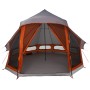 Tienda Familiar Tipi Gris y Naranja Impermeable para 6 Personas | Foro24.es | Tu tienda online para hogar, jardín y más Foro24.es