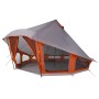Tienda Familiar Tipi en Gris y Naranja para 10 Personas - Impermeable | Foro24.es | Tu tienda online para hogar, jardín y más Foro24.es