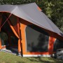 Tienda Familiar Tipi en Gris y Naranja para 10 Personas - Impermeable | Foro24.es | Tu tienda online para hogar, jardín y más Foro24.es