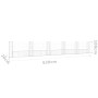 U-förmiger Gabionenkorb 6 Eisenpfosten 620x20x100 cm von vidaXL, Zaunpaneele - Ref: Foro24-151279, Preis: 152,90 €, Rabatt: %