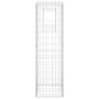 Zwei Körbe mit Gabionenpfosten, Eisen, 40x40x140 cm. von vidaXL, Zaunpfosten - Ref: Foro24-151263, Preis: 75,12 €, Rabatt: %