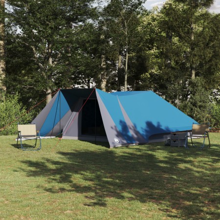 Tienda Familiar con Porche Ampliado - Azul - Tienda Impermeable para 12 Personas by , tents - Ref: Foro24-42000976, Price: 22...