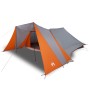 Tienda Familiar con Porche Extendido Gris y Naranja para 12 Personas Impermeable | Foro24.es | Tu tienda online para hogar, jardín y más Foro24.es