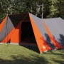 Tienda Familiar con Porche Extendido Gris y Naranja para 12 Personas Impermeable | Foro24.es | Tu tienda online para hogar, jardín y más Foro24.es