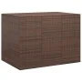Chest for garden cushions brown PE rattan 145x100x103 cm by vidaXL, Outdoor storage boxes - Ref: Foro24-317230, Price: 230,88...