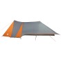 Tienda Familiar con Porche Extendido Gris y Naranja para 12 Personas Impermeable | Foro24.es | Tu tienda online para hogar, jardín y más Foro24.es