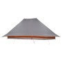 Tienda Familiar con Porche Extendido Gris y Naranja para 12 Personas Impermeable | Foro24.es | Tu tienda online para hogar, jardín y más Foro24.es