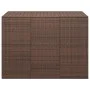 Chest for garden cushions brown PE rattan 145x100x103 cm by vidaXL, Outdoor storage boxes - Ref: Foro24-317230, Price: 230,88...