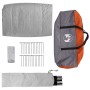 Tienda familiar tipi gris y naranja impermeable para 12 personas | Foro24.es | Tu tienda online para hogar, jardín y más Foro24.es