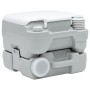 Inodoro Portátil  Gris y Blanco de Plástico 10 L | Foro24.es | Tu tienda online para hogar, jardín y más Foro24.es