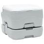 Inodoro Portátil  Gris y Blanco de Plástico 10 L | Foro24.es | Tu tienda online para hogar, jardín y más Foro24.es