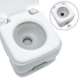 Inodoro Portátil  Gris y Blanco de Plástico 10 L | Foro24.es | Tu tienda online para hogar, jardín y más Foro24.es