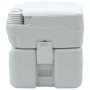 Inodoro portátil gris y blanco de plástico 20 L von , Urinale und mobile Toiletten - Ref: Foro24-42001427, Preis: 107,80 €, R...