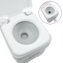 Inodoro portátil gris y blanco de plástico 20 L von , Urinale und mobile Toiletten - Ref: Foro24-42001427, Preis: 107,80 €, R...