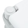 Inodoro portátil gris y blanco de plástico 20 L